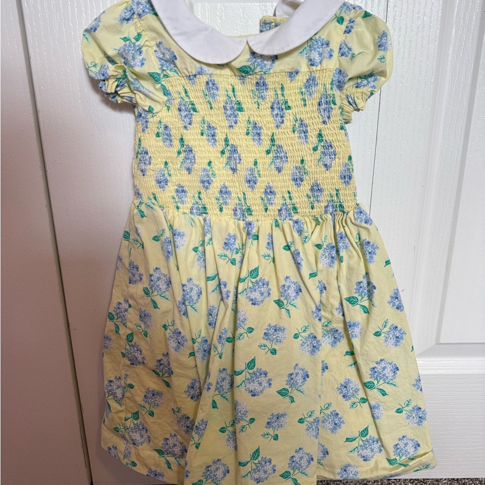 Janie & Jack Floral Yellow and Blue